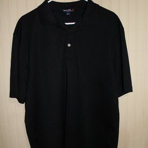 Men's Black Sport Tek Polo Sz. L